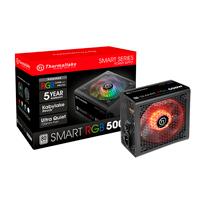 FUENTE DE PODER THERMALTAKE SMART RGB 500 ATX 500W 80 PLUS WHITE PC RGB