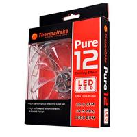 VENTILADOR THERMALTAKE PURE 12 LED ROJO/120MM/1000 RPM/19.5 DBA