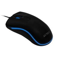ACTECKX MOUSE OPTICO USB/LED AZUL/1000 DPI/2 BOTONES+SCROLL/NEGRO ELECTRUS X X300/COLOR NEGRO/AC929677