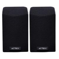 BOCINAS ACTECKE/ENTRY 750/ MULTIMEDIA 2.0 USB/1 W/ 3.5MM/ CONTROL DE VOLUMEN/COLOR NEGRO/AC929103