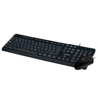 KIT DE TECLADO  Y MOUSE ACTECK/USB/105 TECLAS/1000 DPI/COLOR NEGRO/AC928984