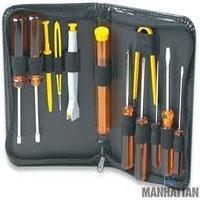 KIT HERRAMIENTAS MANHATTAN P/MANTENIMIENTO COMPUTO 13 PZAS