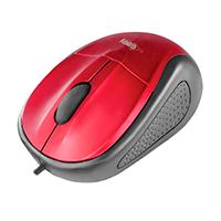 MOUSE OPTICO ALAMBRICO USB COMPATIBLE CON WINDOWS XPVISTA7 MAC OS EASY LINE BY PERFECT CHOICE ROJO