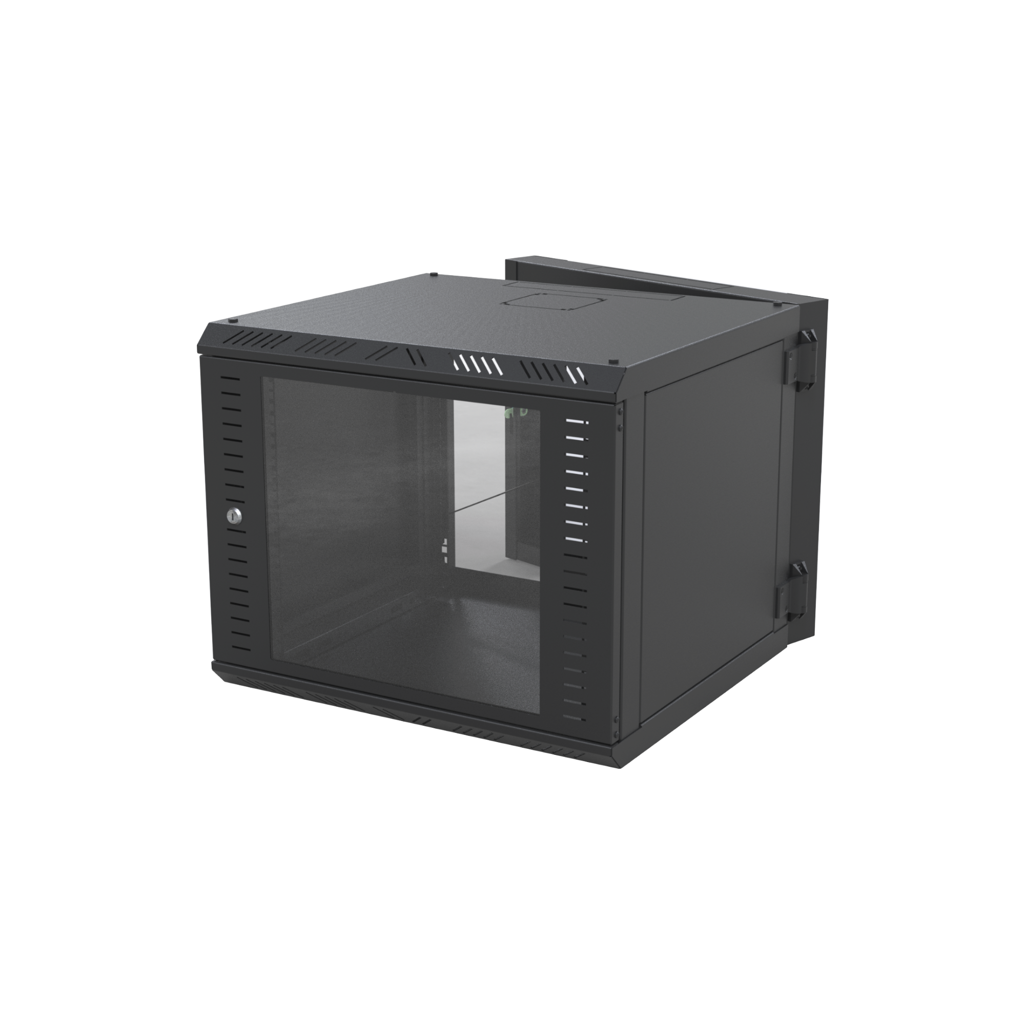Gabinete Abatible para Montaje en Pared con Rack 19 pulgadas de 9 ...