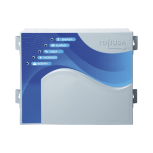 Energizador ANTIPLANTAS de 10000Volts-5JOULES/10000 Mts lineales de protección/Activado por Atenuación de voltajeCorte de lí­nea o Aterrizamiento de la lí­nea/Integración a panel de Alarma.