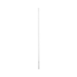 Poste de Esquina para Cerca Electrificada. Tubo Galva. de 1.5 m cal. 18 de 1 pulgadas  Diam.  Pintura Blanca. Ideal para 6 Aisladores