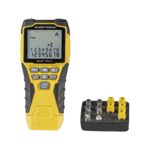 Kit Scout grados  Pro 3 Probador de Cables de Voz RJ11/12 de Datos RJ45 y de Video Coaxial con conector F