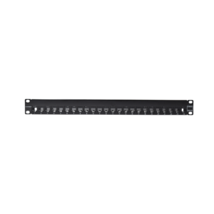 Patch Panel Z-MAX Blindado de 24 puertos Modular Plano 1UR