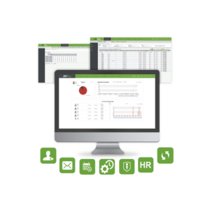 Software WEB para administración de tiempo y asistencia CENTRALIZADA / Soporta DDNS / Acceso remoto desde cualquier navegador  / Cliente - Servidor / Integra control de acceso básico / ADMS