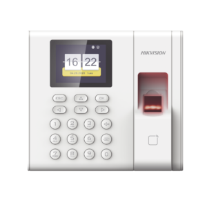 Checador de huella con batería de respaldo  / Reportes por USB / 1000 usuarios / Lector de tarjetas EM / Uso con IVMS4200.