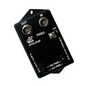 Protección para Alimentación y Vídeo para Cámara Fija de 12/24 AC/DC / Conector BNC / Soporta Cámaras TURBOHD