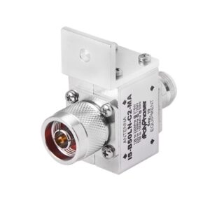 Protector RF Coaxial Para 10 a 1000 MHz Con Ceja Frontal Con Conectores N Macho y N-Hembra 50