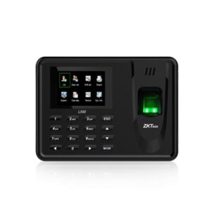 Lector de Huella con Teclado para Control de Asistencia 500 Huellas Genera Reporte por USB en Excel Descarga mediante memoria USB / Incluye Fuente
