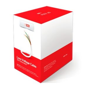 Cable 100 porciento Cobre INDUSTRIAL 4 conductores calibre 22 de color blanco bobina de 305m para aplicaciones en sistemas de Intrusión Control de Acceso y TV Porteros