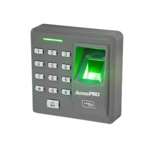 Lector de huella y proximidad con teclado autónomo 500 huellas/500 tarjetas/8 passwords