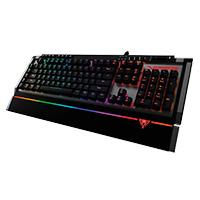 TECLADO MECANICO GAMING VIPER V770 RGB CON SOFTWARE PERSONALIZABLE KAILH SWITCH RED CHASIS DE ALUMINIO USB ANTIGOSTING REPOSA MANOS EXTRAIBLE ILUMINADO